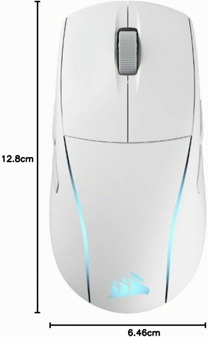 Corsair M75 Wireless RGB Leichte FPS Gaming-Maus – 26.000 DPI – Austauschbare Seitentasten – iCUE-Ko
