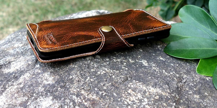 Yogurt Handyhülle für Samsung S21 5G, Hülle Echtleder Case Ledertasche Lederhülle für Samsung Galaxy