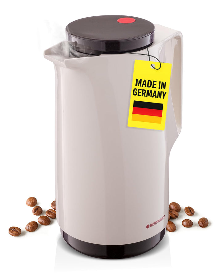 ROTPUNKT Isolierkanne 760 Maxima 1,0 l | Zweifunktions-Drehverschluss | BPA-frei - gesundes Trinken