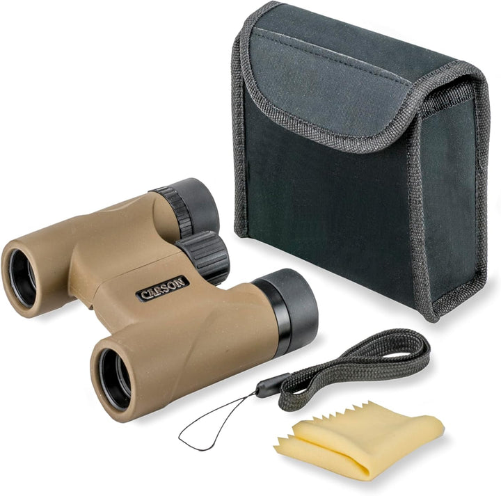 Carson Stinger 8x22mm Kompaktfernglas - Leichtgewicht mit BK-7 Prismen (HW-822), 8x22mm Kompakt
