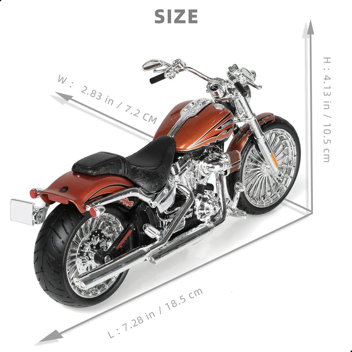 Risopen Motorradspielzeug kompatibel für Harley Davidson 1:12 Mini Motorradmodell Dascast Moto für 5