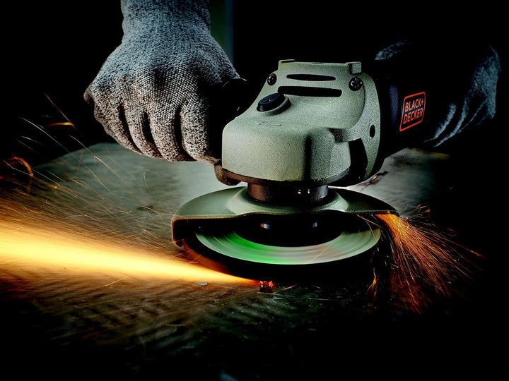Black + Decker kg1202-qs Winkelschleifer wird in Karton 125 mm 1200 W Ohne Koffer, Ohne Koffer