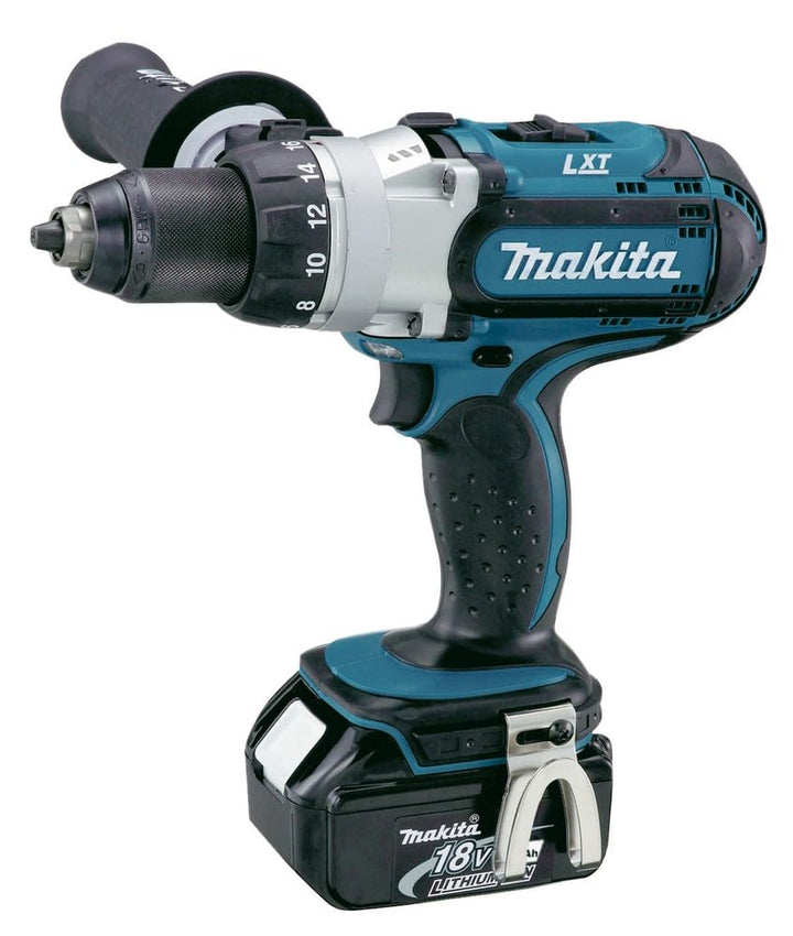 Makita Akku-Bohrschrauber 3-Gang 18,0 V-LI 5,0 Ah, DDF451RTJ mit 2x Akku 5,0 Ah Ladegerät im MAKPAC
