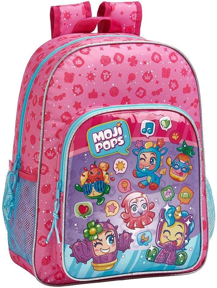 MojiPops Offizieller Schulrucksack für Kinder, 330 x 140 x 420 mm, Mojipops, Cool