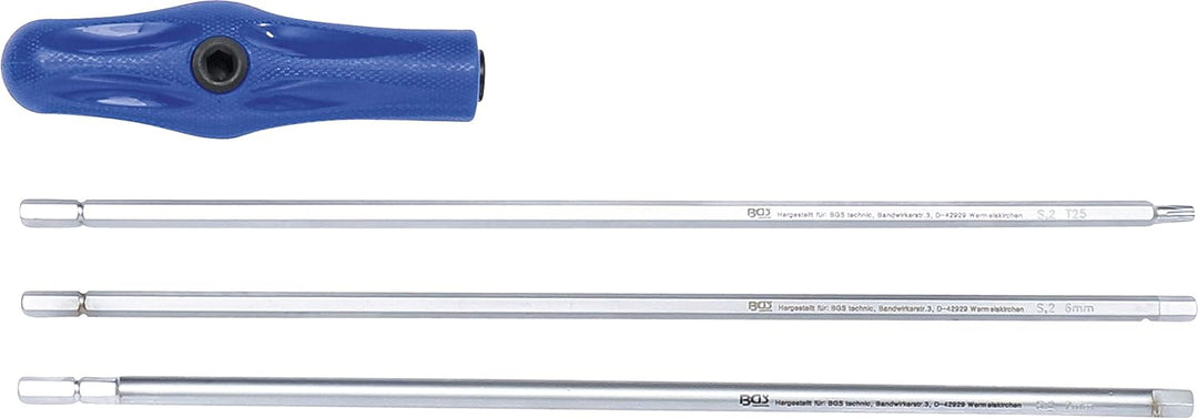 BGS 7840 | Spezial-Schraubendreher-Satz | T-Profil (für Torx) | Innensechskant | 4-tlg.