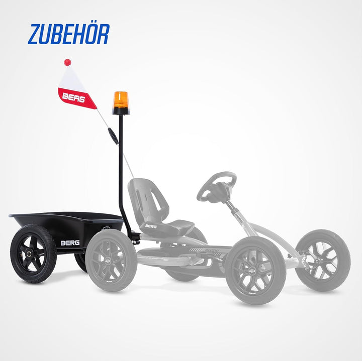 BERG Buddy Blue GoKart | Kinderfahrzeug, Tretfahrzeug mit hohem Sicherheitsstandard, Luftreifen und