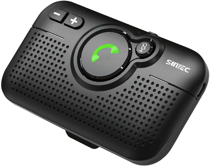SUNITEC Freisprechanlage für Auto Bluetooth: Support Siri Google Assistant Auto ON Unterstützung Spr