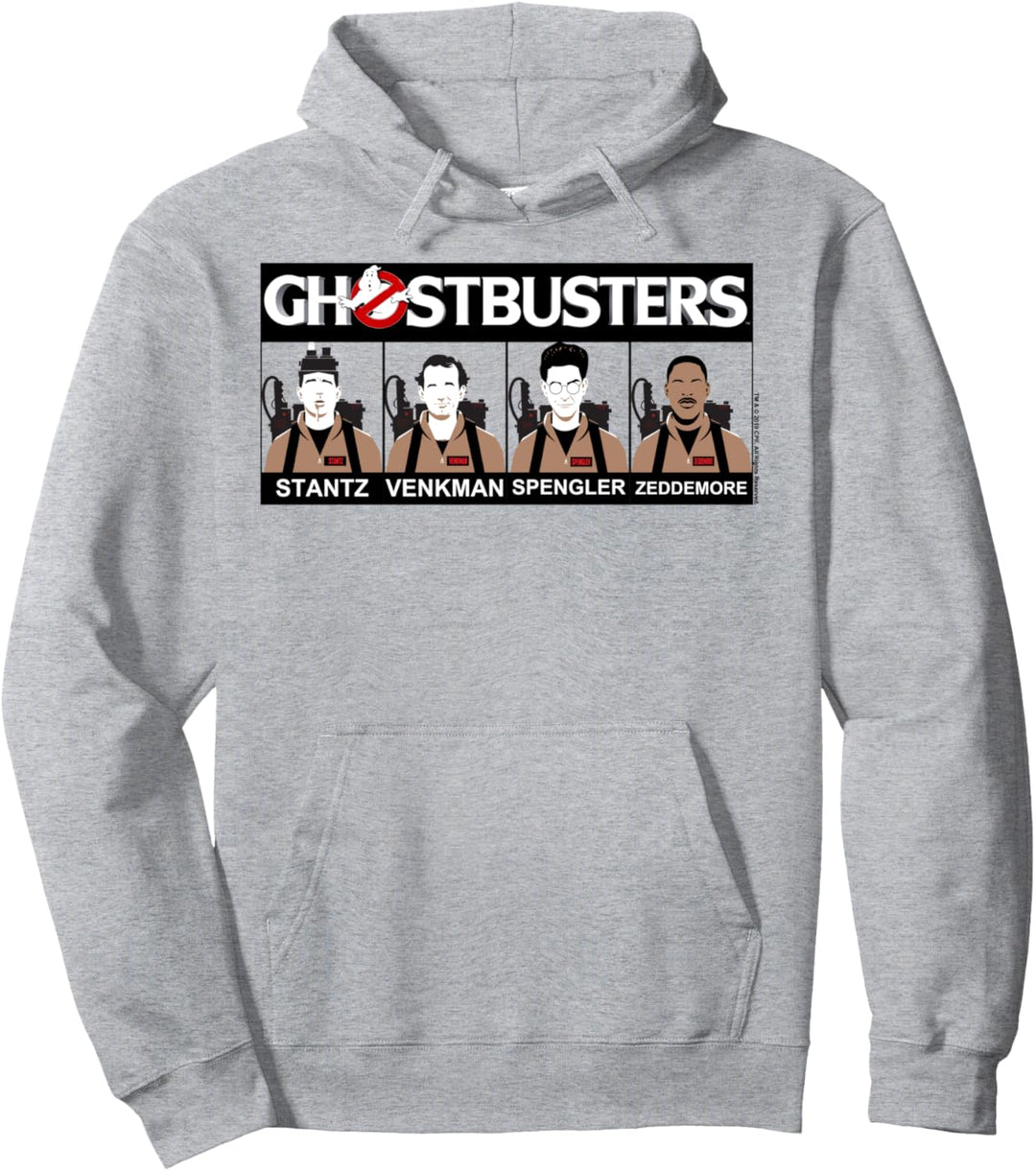 Ghostbusters Group Shot Line Up Pullover Hoodie