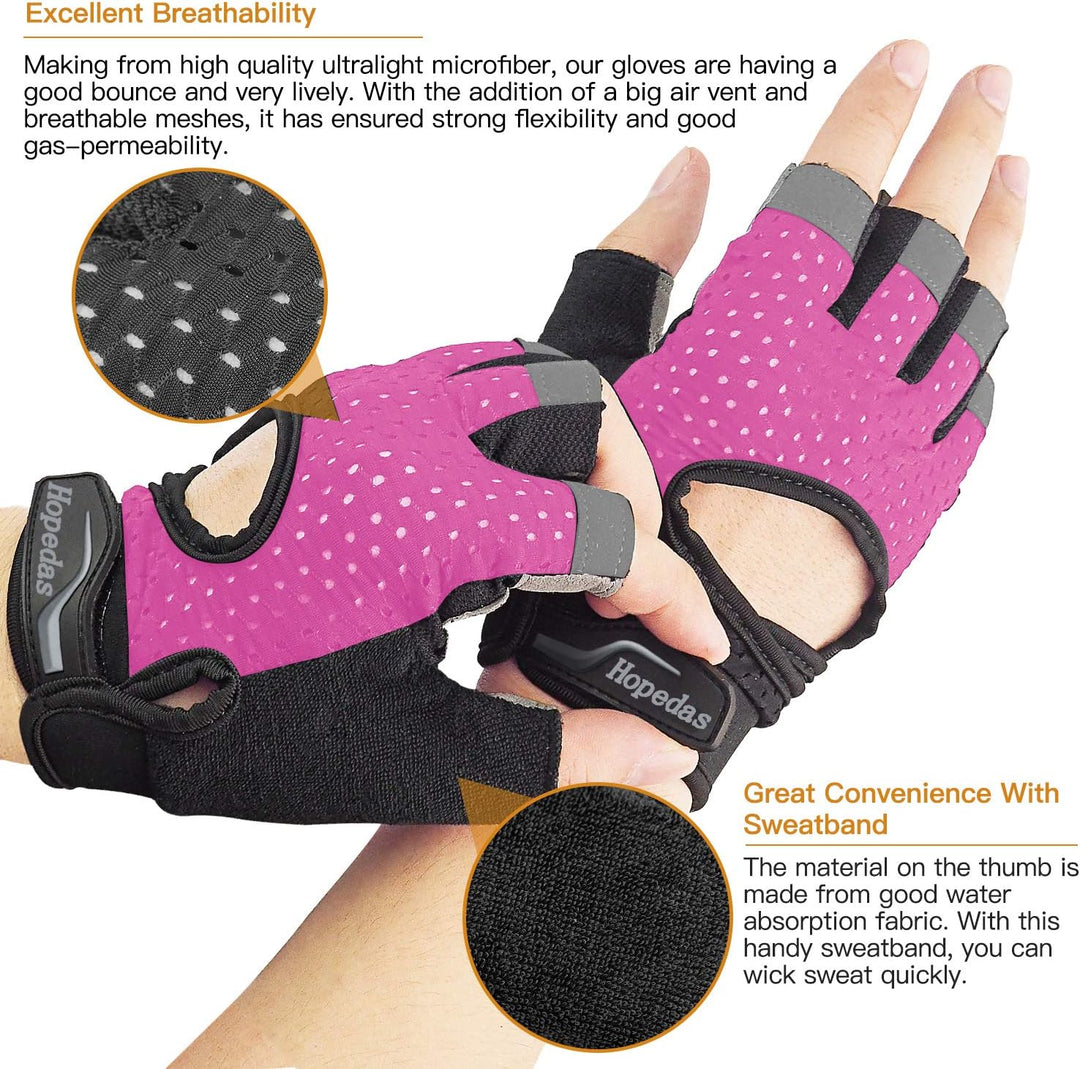 Fitness Handschuhe, Trainingshandschuhe Handflächenschutz für Damen und Herren,Sporthandschuhe für G