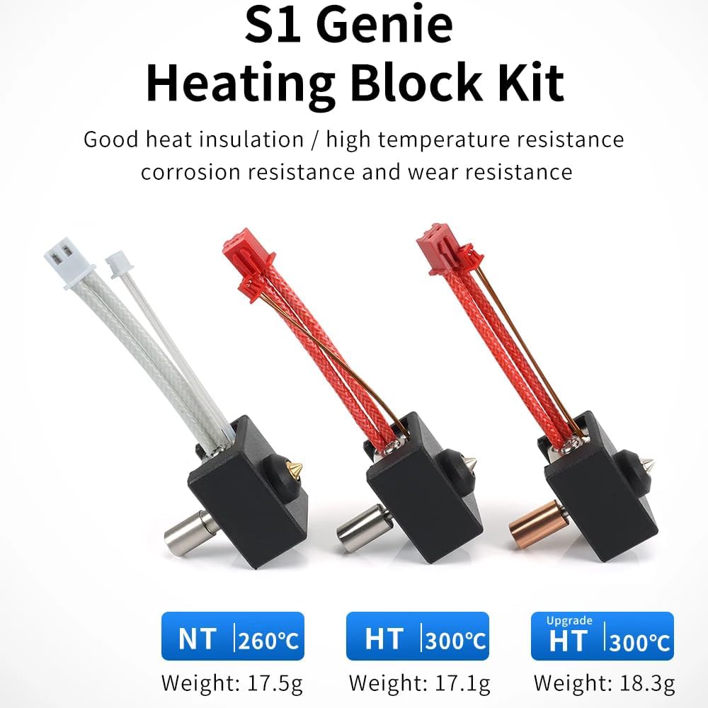 Ender 3 S1 300 ℃ Hochtemperatur-Heizblock-Kit, Sprite Extruder Hotend-Kit für Creality Ender-3 S1/En