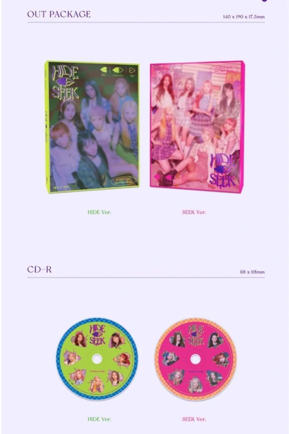 Hide & Seek-Seek Version-Inkl.Photobook, Audio-CD