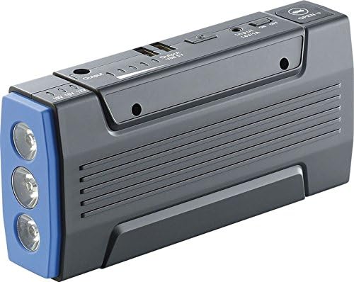 revolt Powerbank Auto: Notebook-Powerbank mit Kfz-Starthilfe & 2X USB, 12.000 mAh / 400 A (Powerbank