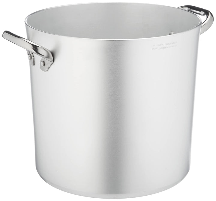 Pentole Agnelli ALMA10328 Hochtopf mit Zwei Griffen Edelstahl, professionelles Aluminium 3 Millimete