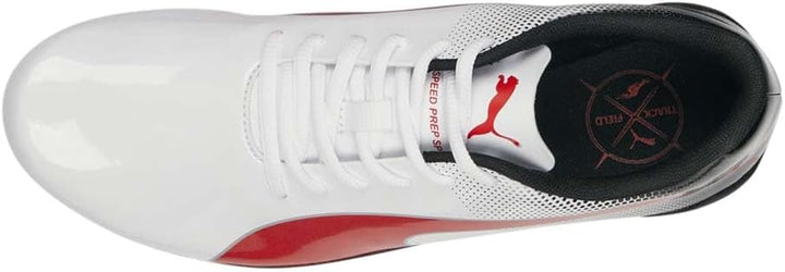 Puma Herren Evospeed Prep Sprint 3Leichtathletikschuh 44 EU Puma Weiss Puma Schwarz Puma Rot, 44 EU