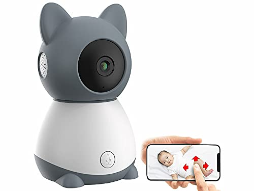 7links Babyfon: WLAN-Video-Babyphone, per App dreh- & schwenkbares Objektiv, Full-HD (Babyphone mit
