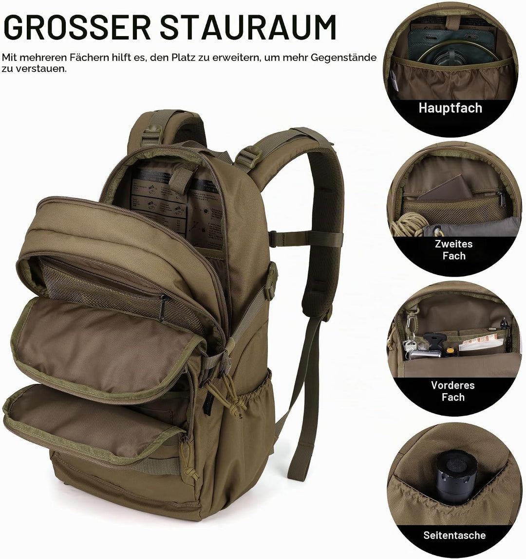 Mardingtop 28L/40L Militär Rucksack Wanderrucksäcke Trekkingrucksack Tactical Molle Rucksack für Cam