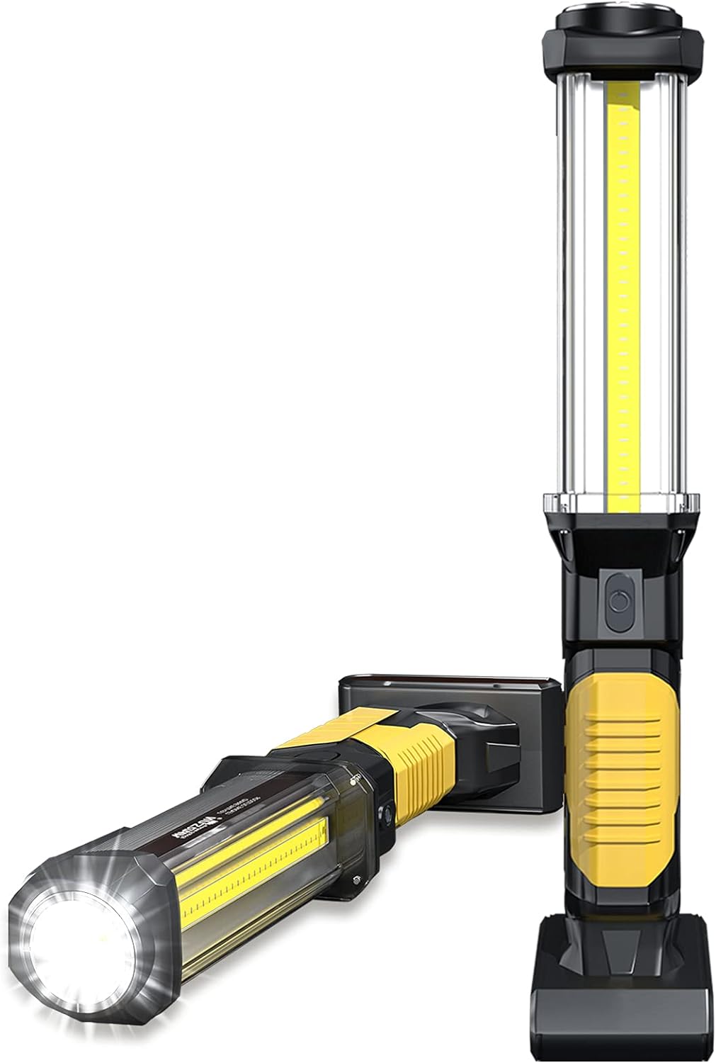 WARSUN LED Arbeitsleuchte Taschenlampe Werkstattlampe Inspektionsleuchten COB Wiederaufladbar Akku L