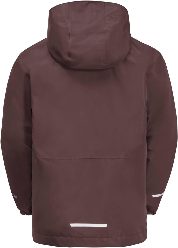 Jack Wolfskin Jungen Iceland 3in1 Jacket K Jacket 176 boysenberry, 176 boysenberry