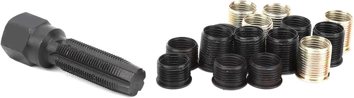 M14x1.25 Zündkerzengewinde Reparaturwerkzeug Schraubengewindebohrer Carbon Steel Rethread Kit