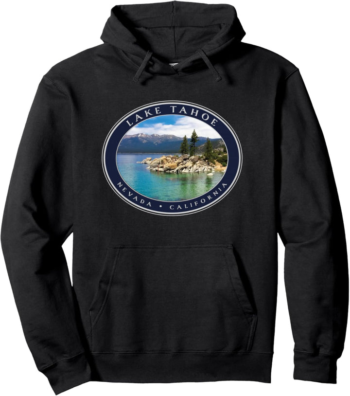 Lake Tahoe Kalifornien Nevada-Berge Lake Trees Pullover Hoodie