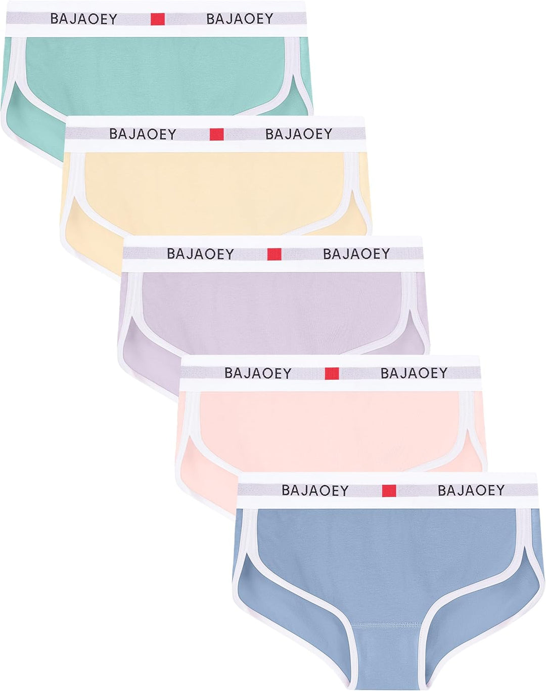 PHOLEEY Slip Unterhosen Damen Unterwäsche Feuchtigkeitsableitende Baumwolle Atmungsaktives Bikini Hö