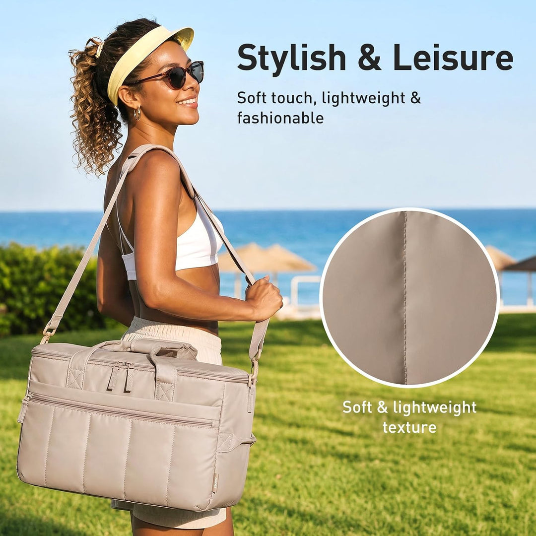TOURIT Kühltasche 32L Isoliertasche Picknicktasche 48 Dosen | Wasserdichtem, Auslaufsicher, Leicht,