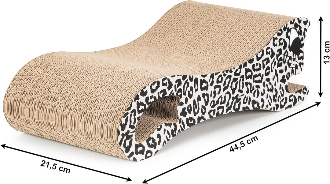 COIL Kratzpappe, Katzenbett, Katzenkratzbaum, Katzenliege, Umweltfreundliches Bett, MDF, Modern, kom