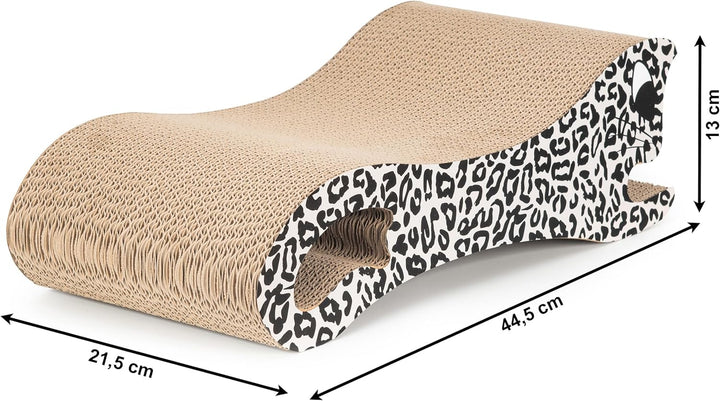 COIL Kratzpappe, Katzenbett, Katzenkratzbaum, Katzenliege, Umweltfreundliches Bett, MDF, Modern, kom