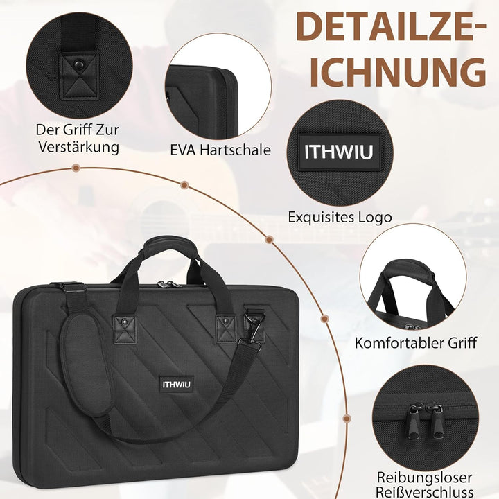 OUUTMEE Hart Reise Tragen Tasche für Pioneer DDJ SR SR2 RR Denon MC4000 Numark NVII Mixtrack Pro 3 N