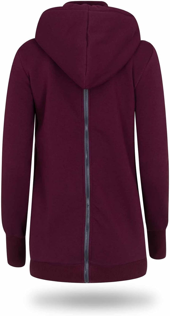 fun2bemum Pola 4in1 Baby Tragejacke für Mama Känguru Kapuze VORNE/HINTEN S Cherry, S Cherry