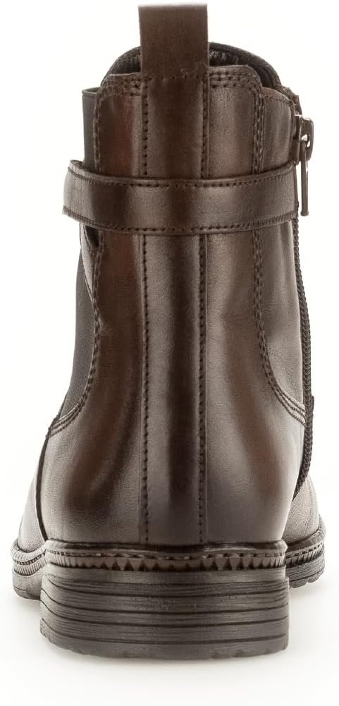 Gabor Damen Chelsea Boots | Frauen Stiefeletten | Wechselfussbett | Best Fitting 38 EU Braun Sattel