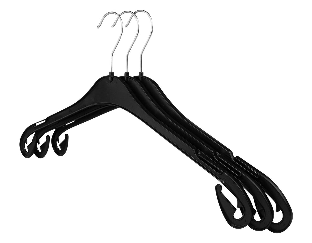 Kleiderbügel 100 x NA T 47 cm RSR-Classic Blusenbügel Hemdenbügel - Kunststoff - platzspar - 360° dr