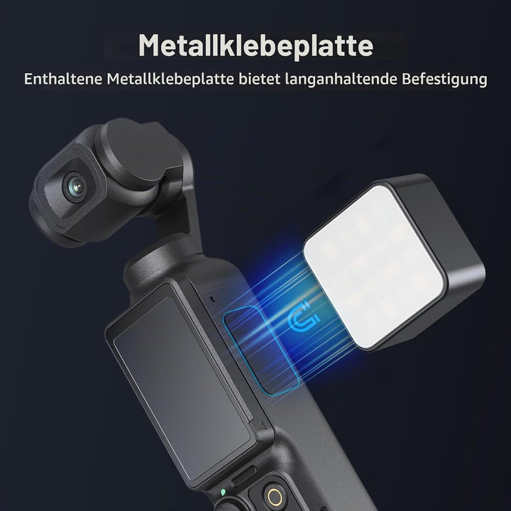 SMALLRIG Magnetische Mini-LED-Videoleuchte für Action-Kameras