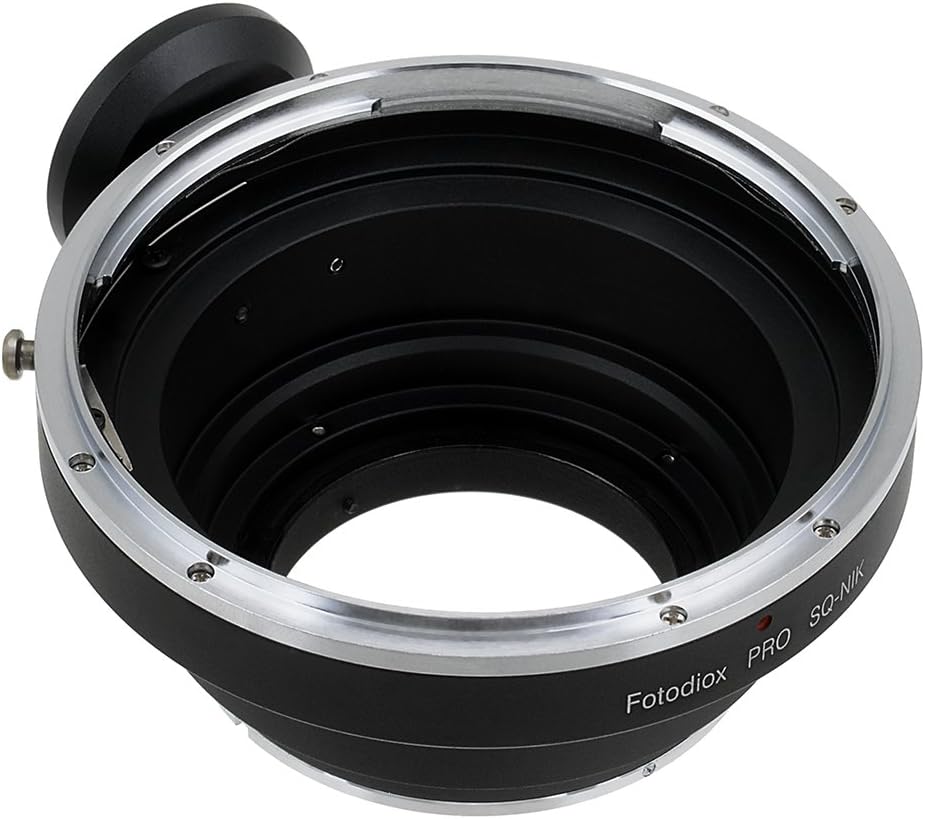 Fotodiox Pro Lens Mount Adapter Compatible Bronica SQ Lenses on Nikon F-Mount Cameras Bronica SQ Pro