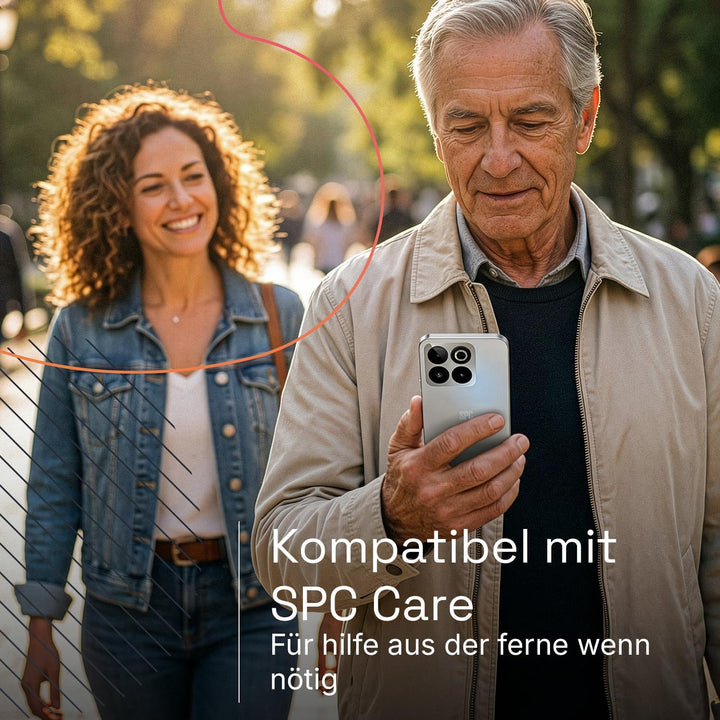 SPC Zeus 2 Elite – Smartphone Senior mit 6,7-Zoll-Display und 128GB | Triple cam 50MP, NFC und Schne