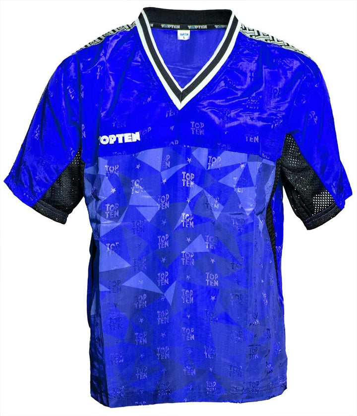 T-Shirt mit V-Ausschnitt zum Kickboxen „Kickboxjacke Prism“ Blau L, Blau L