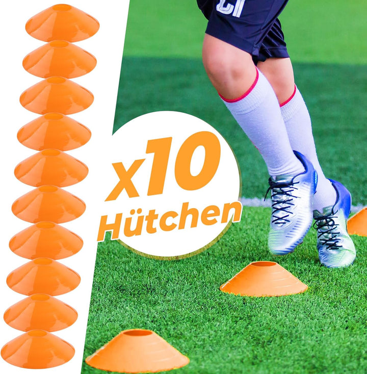 Yissvic Fussball Trainingszubehör Koordinationsleiter Fussball Geschenke Jungen Trainingsset 6m mit