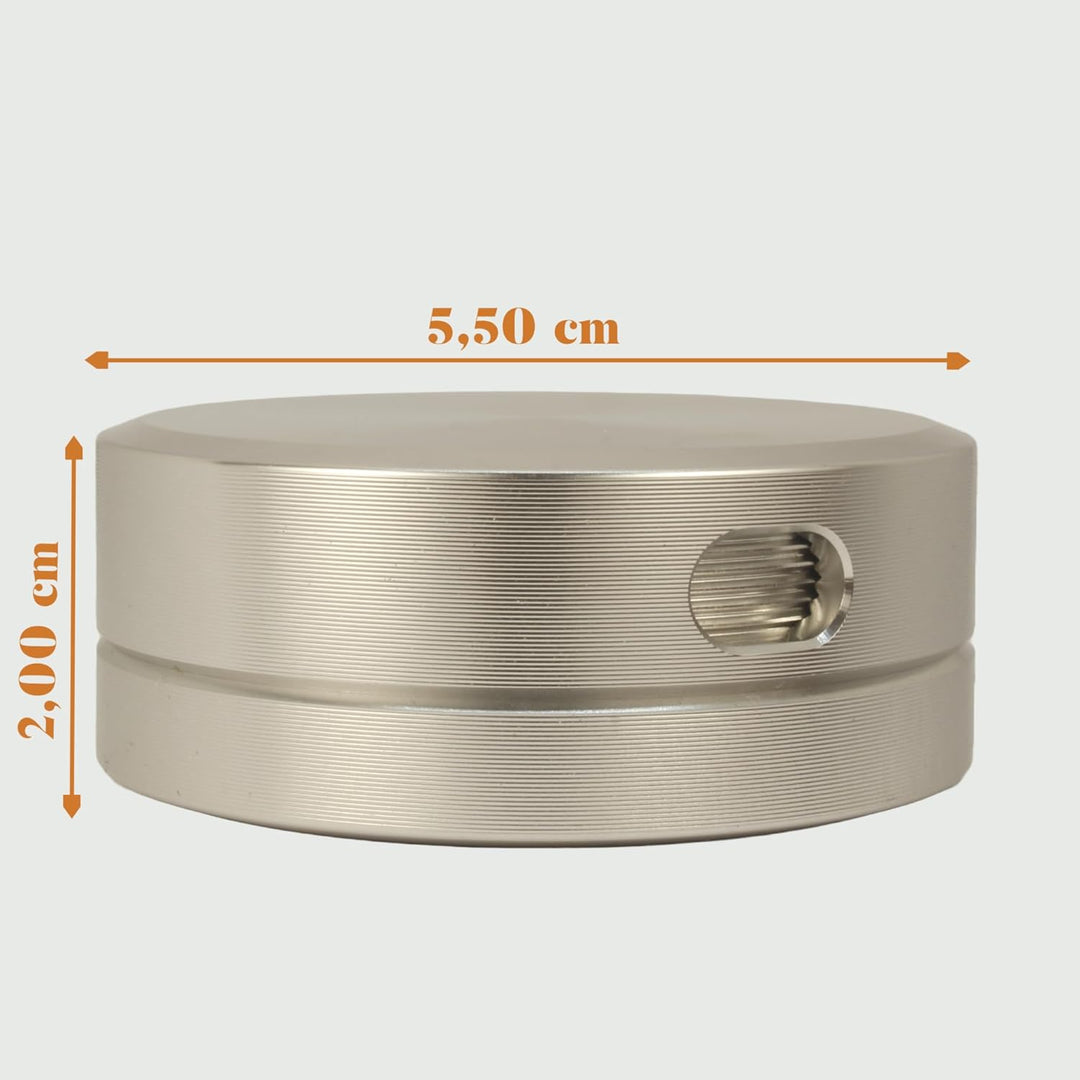 Premium Aluminium auslaufsicherer Dosierer und Dose mit einstellbarer Dosiergrösse, Spender, Dispens