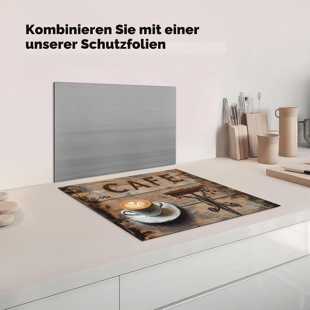 KitchenYeah© Herdabdeckplatte Einteilig Herdabdeckung Abdeckplatte für Ceranfeld Abdeckung Induktion