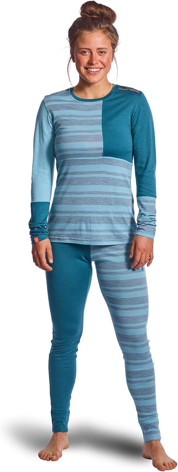 Ortovox Damen 185 Rock'n'Wool Long Sleeve W Sweatshirt, EIS Wasserfall, S