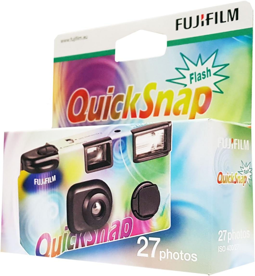 5x Fujifilm Quicksnap Flash Einwegkamera, 27 Bilder, mit