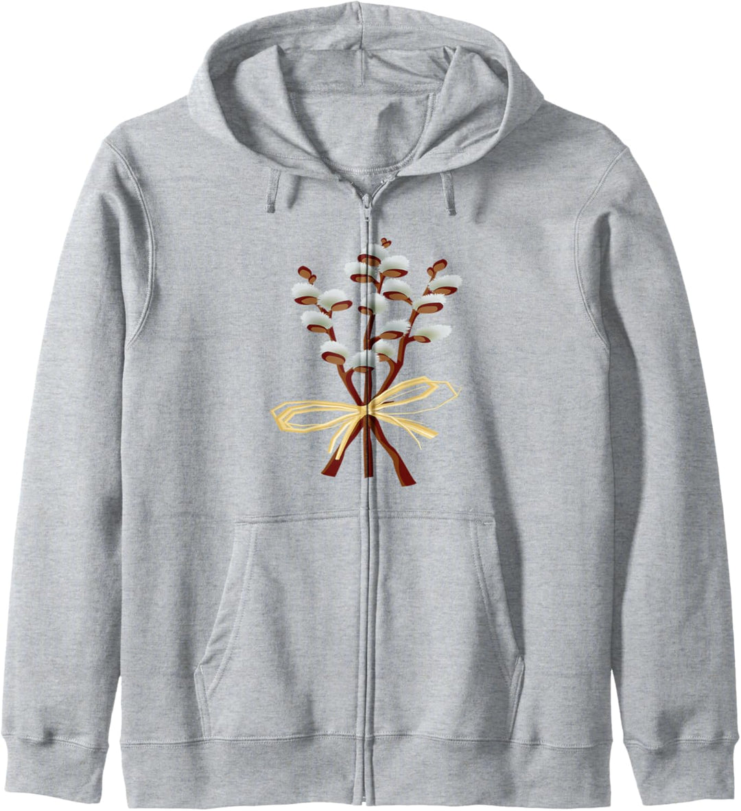Pussywillow Pflanze Kapuzenjacke