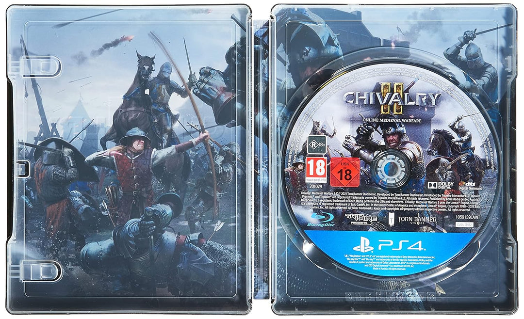 Chivalry 2 Steelbook Edition (Playstation 4) PlayStation 4 Steelbook Edition, PlayStation 4 Steelboo