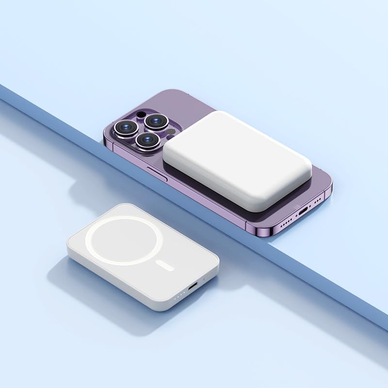 Flintronic Magnetic Battery, 10000mAh Wireless Magnetische Powerbank,Magnetische Kabellose Powerbank