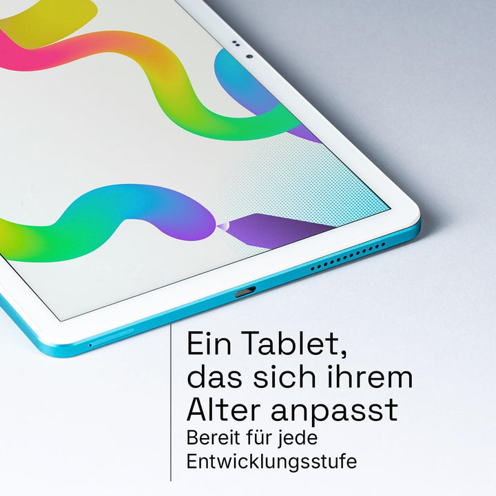 SPC WUUM TAB - Kinder-Tablet mit Hülle, Kindersicherung, sicherem Chat, Apps und Zeitmanagement von
