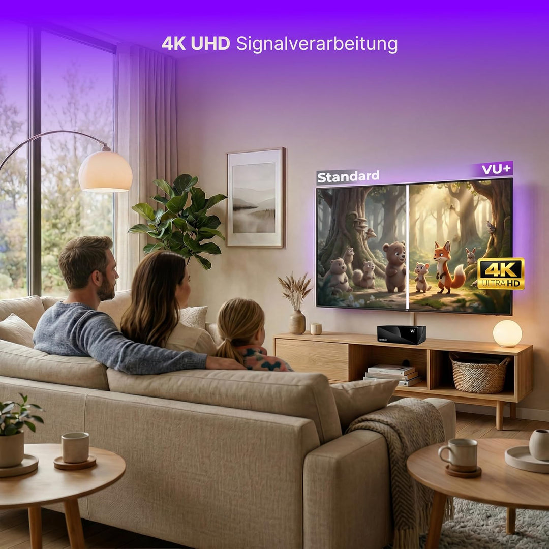 VU+ Zero 4K DVB-C/T2 Linux Kabelreceiver, schwarz DVB-C/T2 Single, DVB-C/T2 Single