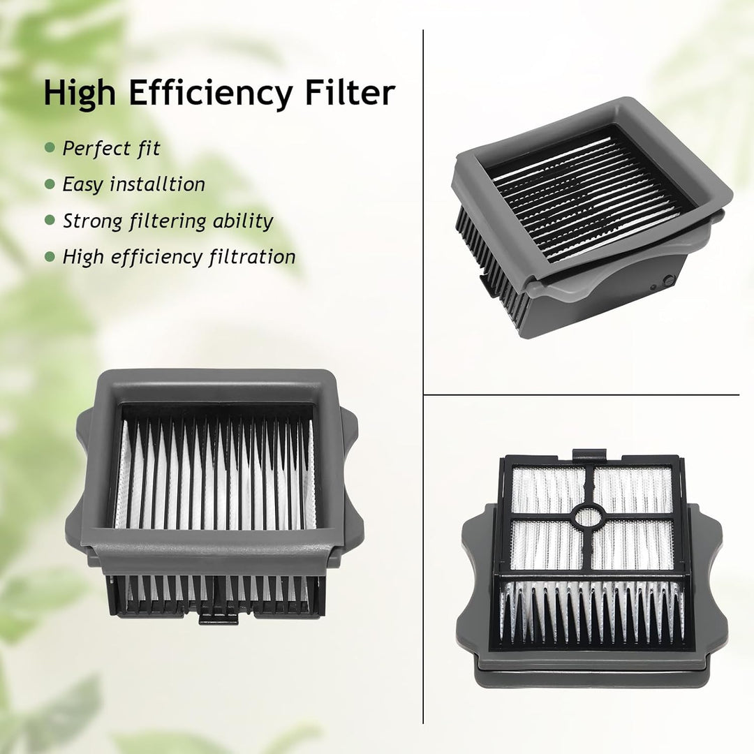DianSung Bürstenrolle + Filter Ersatzteile für Tineco Floor One S5, S5 Pro, S5 Pro 2, S5 Extreme-Nas