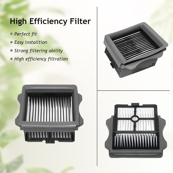 DianSung Bürstenrolle + Filter Ersatzteile für Tineco Floor One S5, S5 Pro, S5 Pro 2, S5 Extreme-Nas