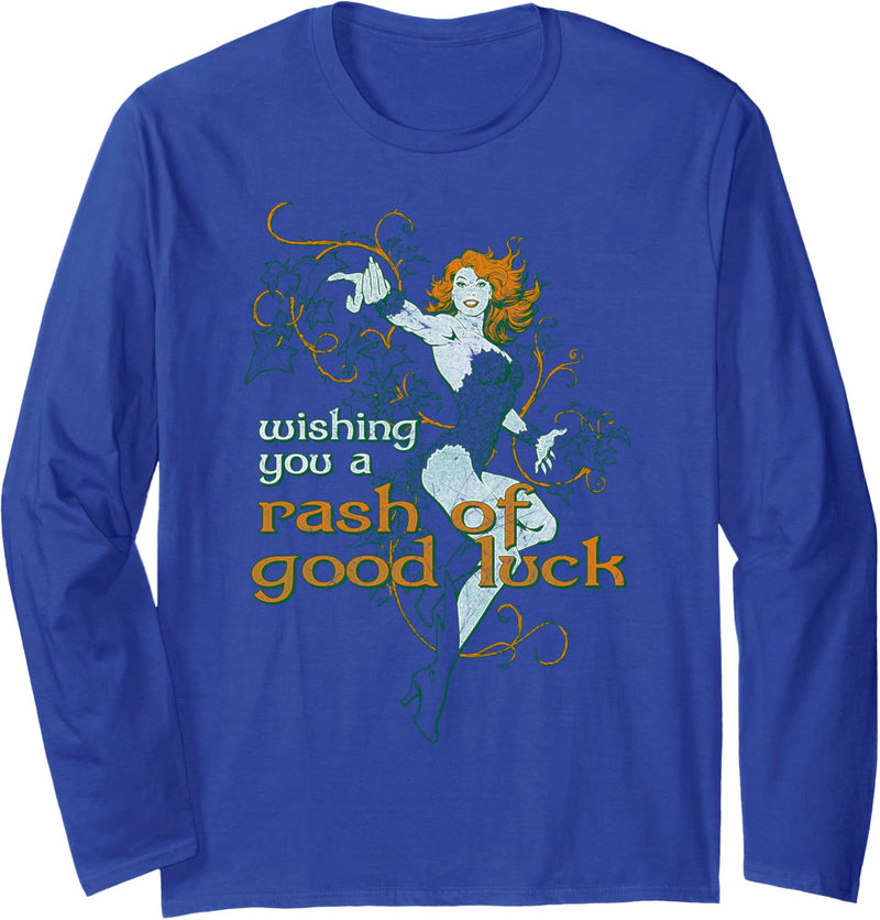 Batman Poison Ivy Rash of Good Luck Langarmshirt