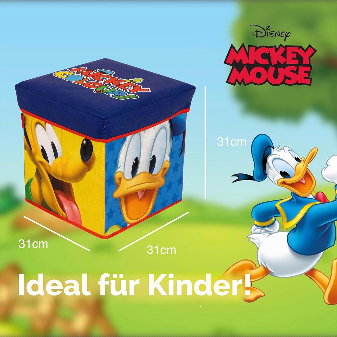 Superdiver - Faltbarer Korb von Mickey Maus, Donald, Pluto und Goofy - Offizielle Disney-Lizenz - Id
